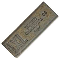 Derwent Tinted Charcoal XL Block - Sepia, single block