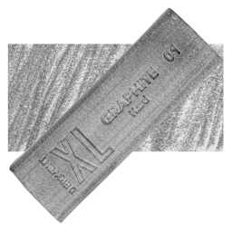 Derwent Watersoluble Graphite XL Block - Hard, swatch and block