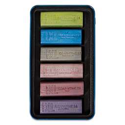 Derwent Graphitint XL Blocks - Assorted, Set of 6, contents shown inside the packaging tray