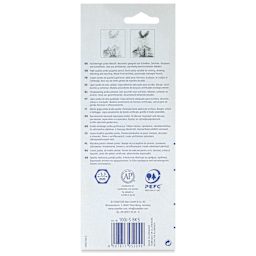 Staedtler Mars Lumograph Jumbo Pencils - Set of 5, back of packaging