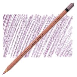 Derwent Professional Metallic Colored Pencil - Silver Rose pencil and swatch