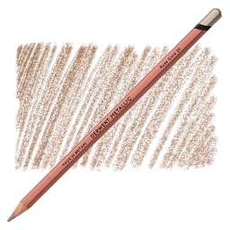 Derwent Professional Metallic Colored Pencil - Rose Gold pencil and swatch