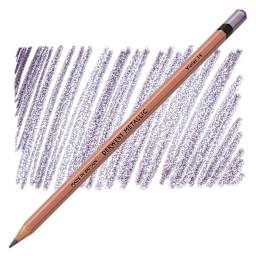Derwent Professional Metallic Colored Pencil - Violet pencil and swatch