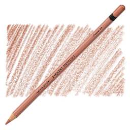 Derwent Professional Metallic Colored Pencil - Copper pencil and swatch