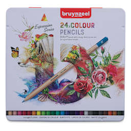 Bruynzeel Expression Series Colored Pencils - Set of 24 - front of packaging