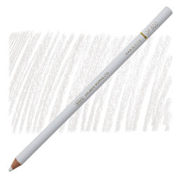 Holbein Artists' Colored Pencil - White, OP500 pencil and swatch