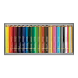 Holbein Artists' Colored Pencils - Basic Tones, Set of 50, Cardboard Box (set contents)