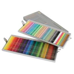 Holbein Artists' Colored Pencils - Assorted Tones, Set of 100, Cardboard Box