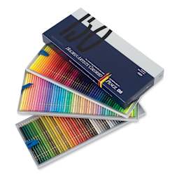 Holbein Artists' Colored Pencils - Assorted Tones, Set of 150, Cardboard Box