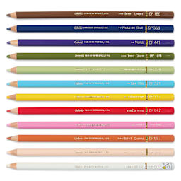 Holbein Artists' Colored Pencils - Portrait Tones, Set of 12, Tin Box, out of packaging