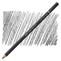 Holbein Artists' Colored Pencil - Lamp Black, OP511 pencil and swatch