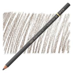Holbein Artists' Colored Pencil - Warm Grey 6, OP526 pencil and swatch