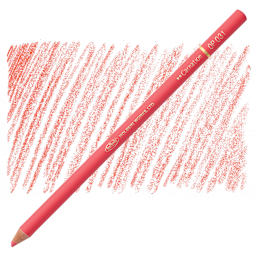 Holbein Artists' Colored Pencil - Carnation, OP031 pencil and swatch