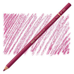 Holbein Artists' Colored Pencil - Bordeaux Red, OP469 pencil and swatch