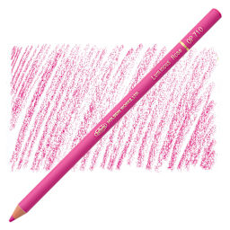Holbein Artists' Colored Pencil - Luminous Rose, OP710 pencil and swatch
