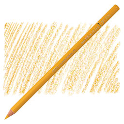 Holbein Artists' Colored Pencil - Yellow Ochre, OP153 pencil and swatch