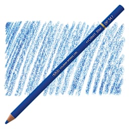 Holbein Artists' Colored Pencil - Cobalt Blue, OP347 pencil and swatch