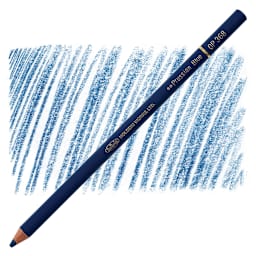 Holbein Artists' Colored Pencil - Prussian Blue, OP368 pencil and swatch