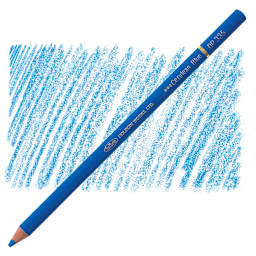 Holbein Artists' Colored Pencil - Cerulean Blue, OP335 pencil and swatch