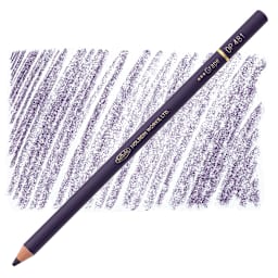 Holbein Artists' Colored Pencil - Grape, OP481 pencil and swatch