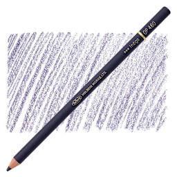 Holbein Artists' Colored Pencil - Indigo, OP460 pencil and swatch