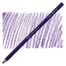 Holbein Artists' Colored Pencil - Violet, OP441 pencil and swatch