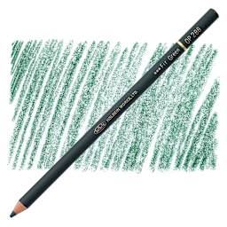 Holbein Artists' Colored Pencil - Fir Green, OP288 pencil and swatch