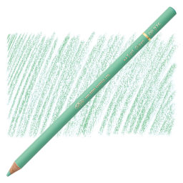 Holbein Artists' Colored Pencil - Surf Green, OP275 pencil and swatch
