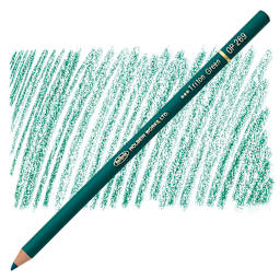 Holbein Artists' Colored Pencil - Triton Green, OP269 pencil and swatch