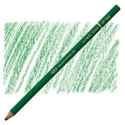 Holbein Artists' Colored Pencil - Holly Green, OP264 pencil and swatch
