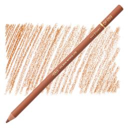 Holbein Artists' Colored Pencil - Brown, OP099 pencil and swatch