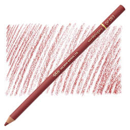 Holbein Artists' Colored Pencil - Mahogany, OP093 pencil and swatch