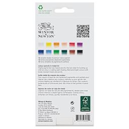 Winsor & Newton Studio Collection Colored Pencils - Set of 12, back of the packaging