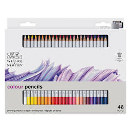 Winsor & Newton Studio Collection Colored Pencils - Set of 48, front of the packaging