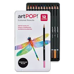 artPOP! Premium Plus Colored Pencils - Set of 12