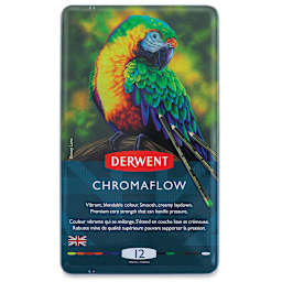 Derwent Chromaflow Colored Pencils - Set of 12 (front of package)