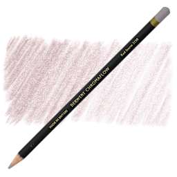 Derwent Chromaflow Colored Pencil - Red Storm, swatch and block