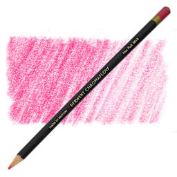 Derwent Chromaflow Colored Pencil - Hot Pink, swatch and pencil