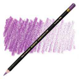 Derwent Chromaflow Colored Pencil - Amethyst, swatch and pencil