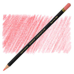 Derwent Chromaflow Colored Pencil - Blush Pink, swatch and pencil