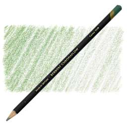 Derwent Chromaflow Colored Pencil - Cactus, swatch and pencil