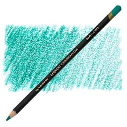 Derwent Chromaflow Colored Pencil - Eucalyptus, swatch and pencil