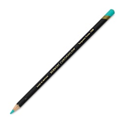 Derwent Chromaflow Colored Pencil - Turquoise Green, single pencil