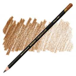 Derwent Chromaflow Colored Pencil - Willow, swatch and pencil