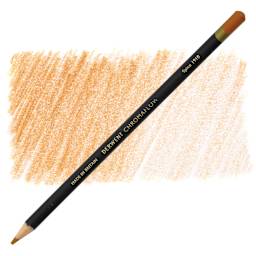 Derwent Chromaflow Colored Pencil - Spice, swatch and block