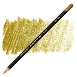 Derwent Chromaflow Colored Pencil - Chai, swatch and pencil