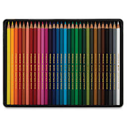 Caran d'Ache Swisscolor Water-Soluble Colored Pencils - Set of 30 (set contents)