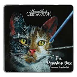 Cretacolor The Aquarino Box Watercolor Drawing Set - Set of 24 (front of box)