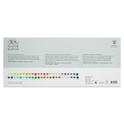 Winsor & Newton Studio Collection Watercolor Pencils - Set of 50 (back of box)
