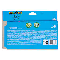 Maped Color'Peps Infinity Colored Pencils - Set of 24, back of the packaging